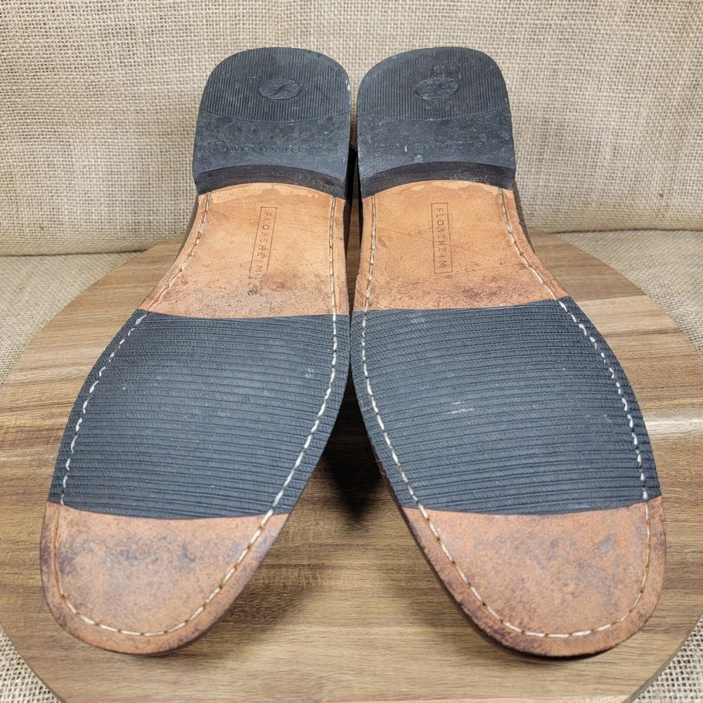 Florsheim Tassel Loafers Mens Size 10.5 D Brown 2 Tone Leather Dress‎ Shoes
